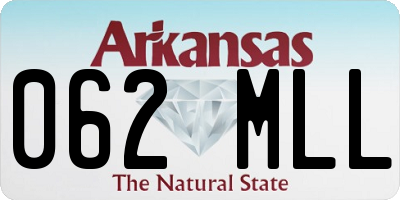 AR license plate 062MLL