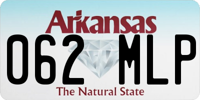 AR license plate 062MLP