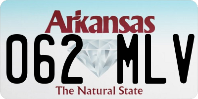 AR license plate 062MLV