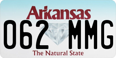 AR license plate 062MMG