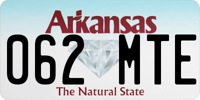 AR license plate 062MTE