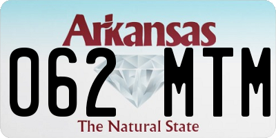 AR license plate 062MTM