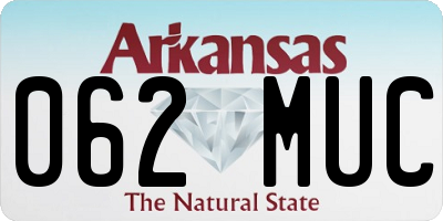 AR license plate 062MUC
