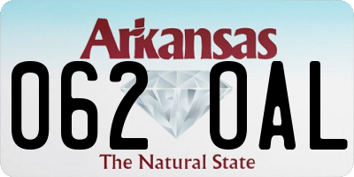 AR license plate 062OAL