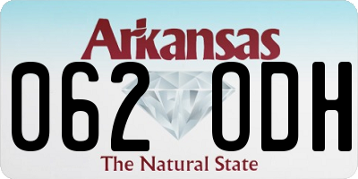 AR license plate 062ODH