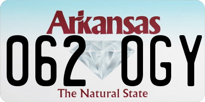 AR license plate 062OGY