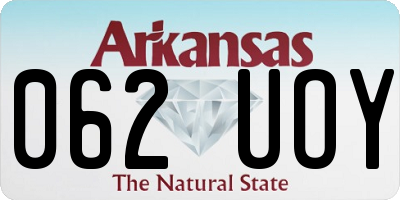 AR license plate 062UOY