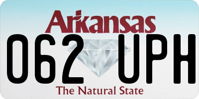 AR license plate 062UPH