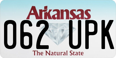 AR license plate 062UPK