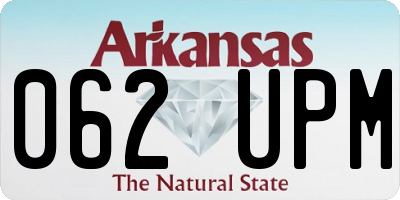 AR license plate 062UPM
