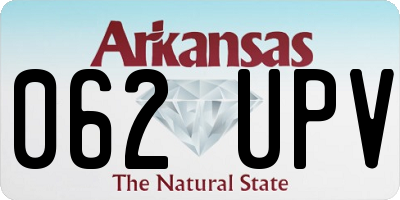 AR license plate 062UPV