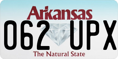 AR license plate 062UPX