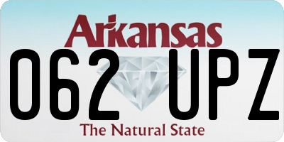 AR license plate 062UPZ