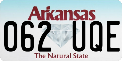 AR license plate 062UQE