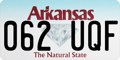 AR license plate 062UQF