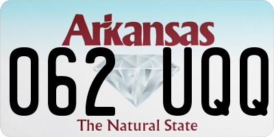 AR license plate 062UQQ