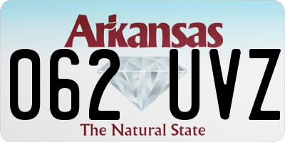 AR license plate 062UVZ