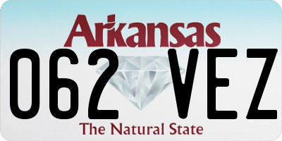 AR license plate 062VEZ