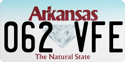 AR license plate 062VFE