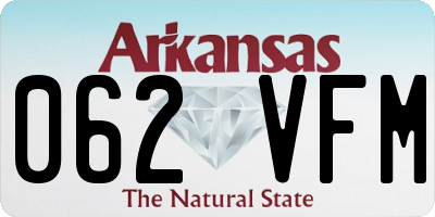 AR license plate 062VFM