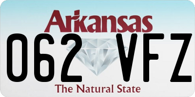 AR license plate 062VFZ