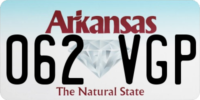 AR license plate 062VGP