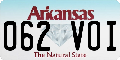 AR license plate 062VOI