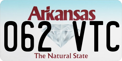 AR license plate 062VTC