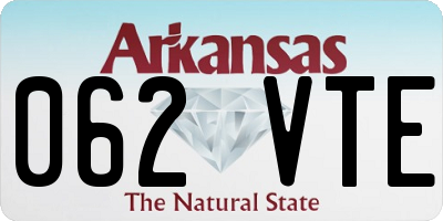 AR license plate 062VTE