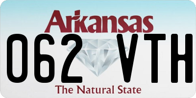 AR license plate 062VTH