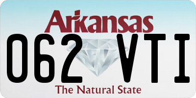 AR license plate 062VTI