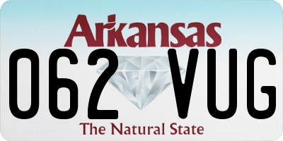 AR license plate 062VUG