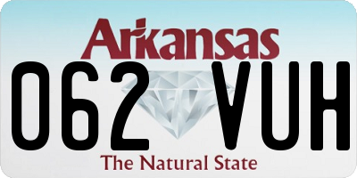 AR license plate 062VUH