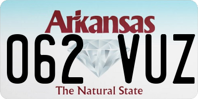 AR license plate 062VUZ