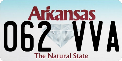 AR license plate 062VVA