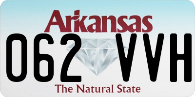 AR license plate 062VVH