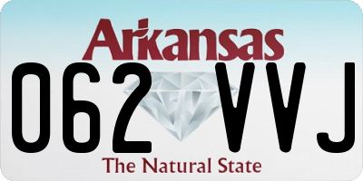 AR license plate 062VVJ