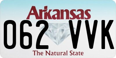 AR license plate 062VVK