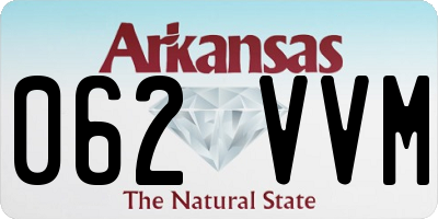 AR license plate 062VVM