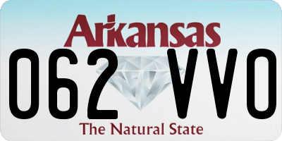 AR license plate 062VVO