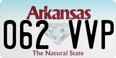 AR license plate 062VVP