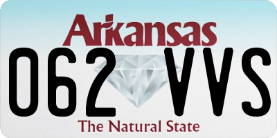AR license plate 062VVS