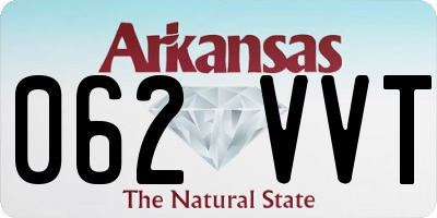 AR license plate 062VVT