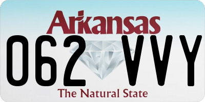 AR license plate 062VVY