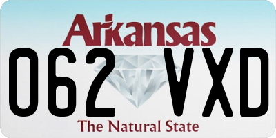 AR license plate 062VXD