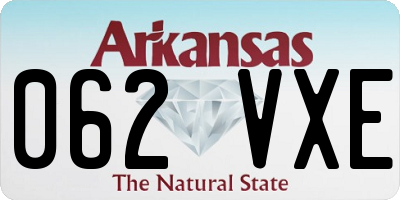 AR license plate 062VXE