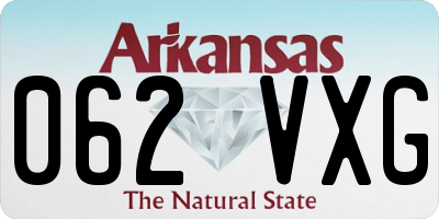 AR license plate 062VXG