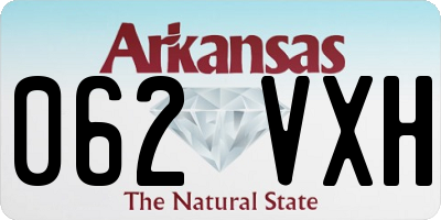 AR license plate 062VXH
