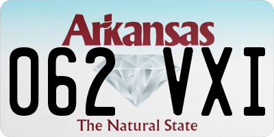 AR license plate 062VXI