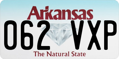 AR license plate 062VXP